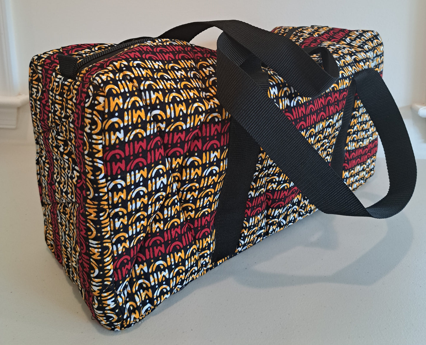 Triangle Print Duffle Bag