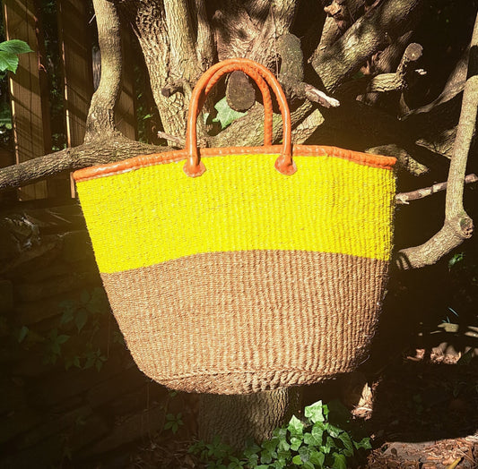 Artisanal Chic Bag Yellow Stripe